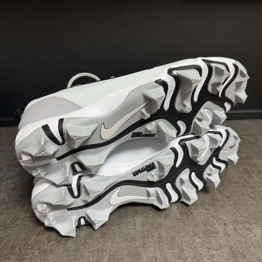 NIKE ポイント スパイク 野球 スタッド フォース トラウト アルファ 白