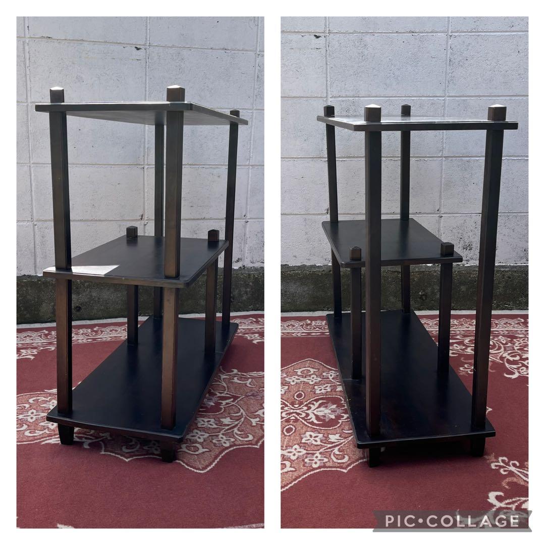 古家具 ビンテージ品◾️木製家具 飾り棚 花台 ディスプレイ台 展示台