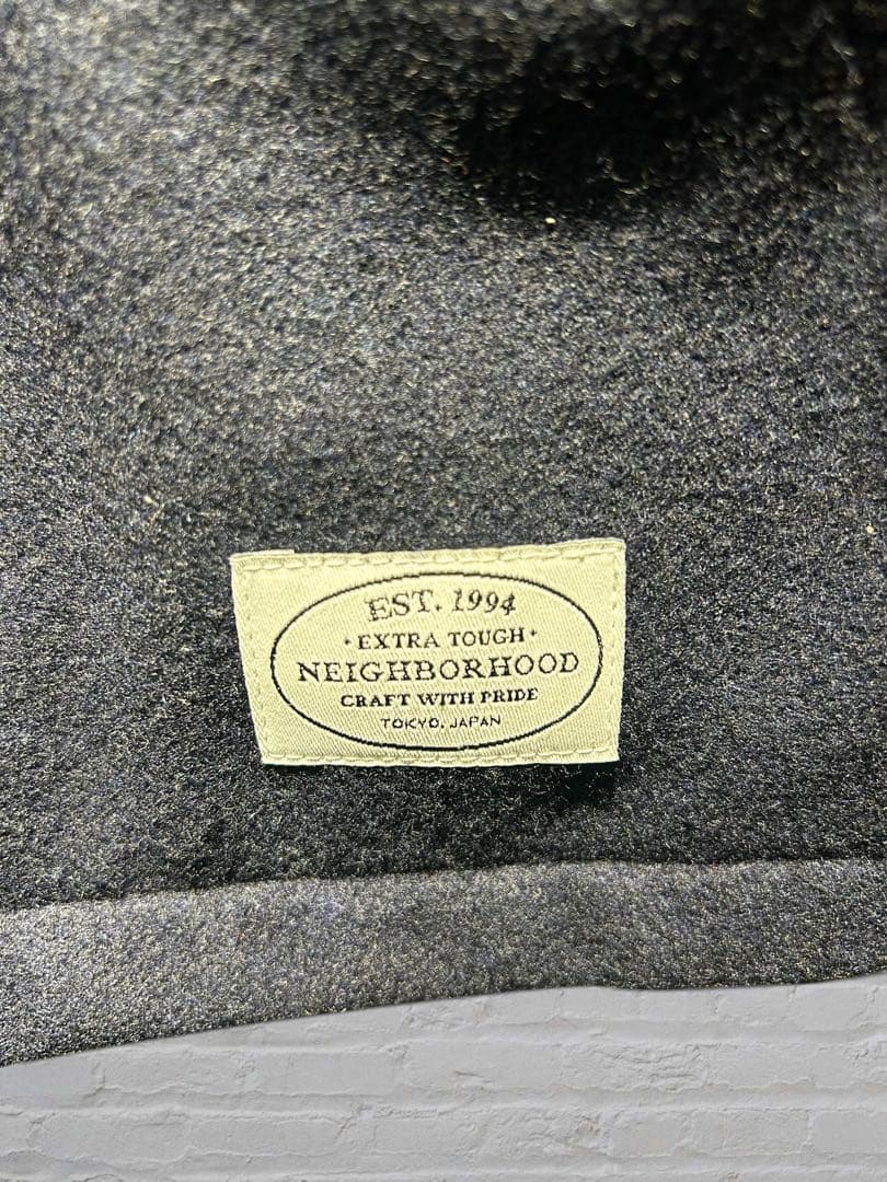 NEIGHBORHOOD メルトン スタジャン L 黒 1901