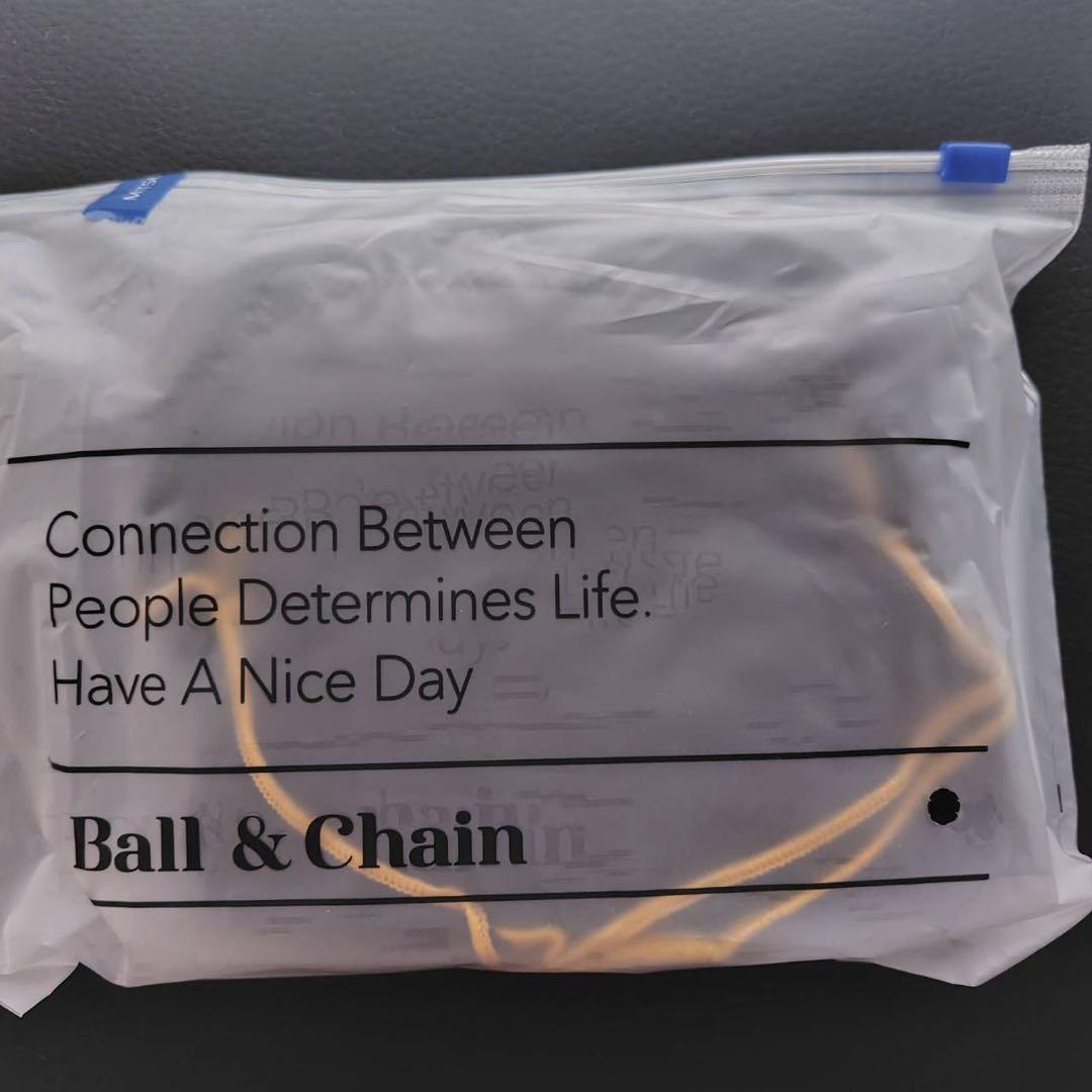 完売品 ボールアンドチェーン 染織いわもと ブラックMサイズ