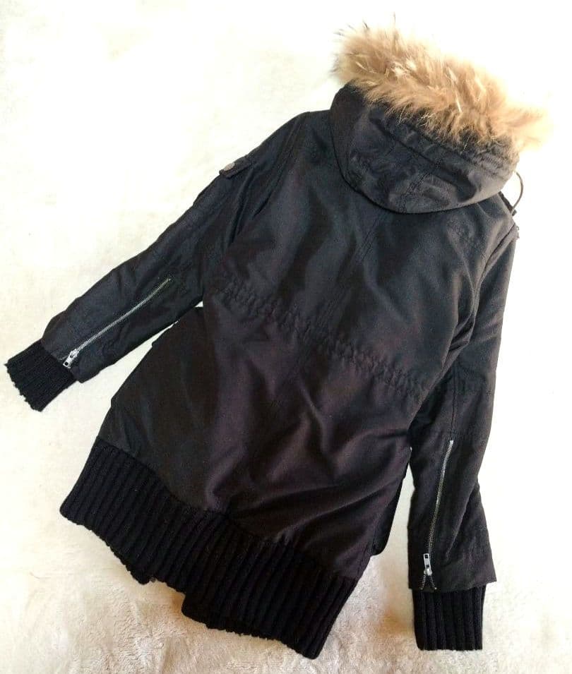 y2k 平成ギャル N3B EGOIST モッズコート ファー グランジ 美品