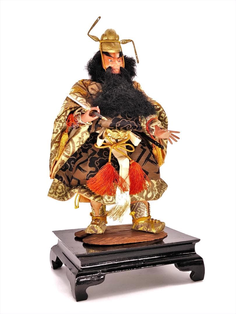 【 100年前の鍾馗さま 】　大正時代　オリジナル付属品、桐箱付