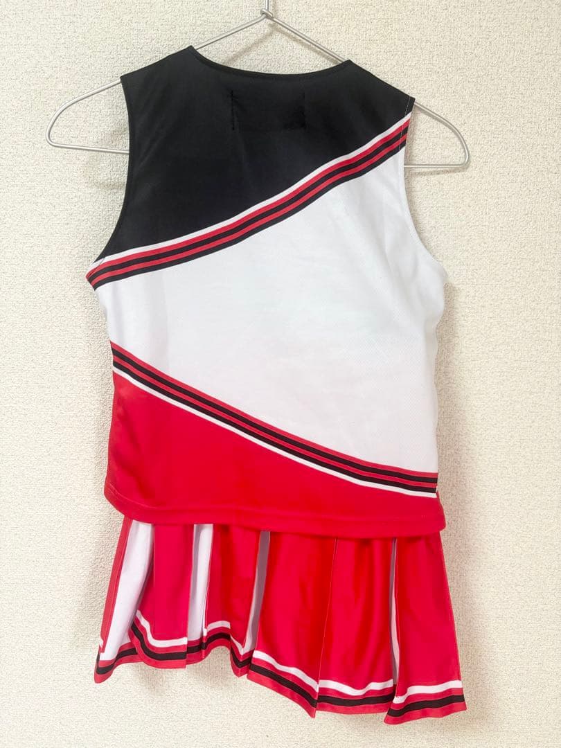 Cheer Club Lサイズ チアリーディング衣装 赤 ピンク2着セット