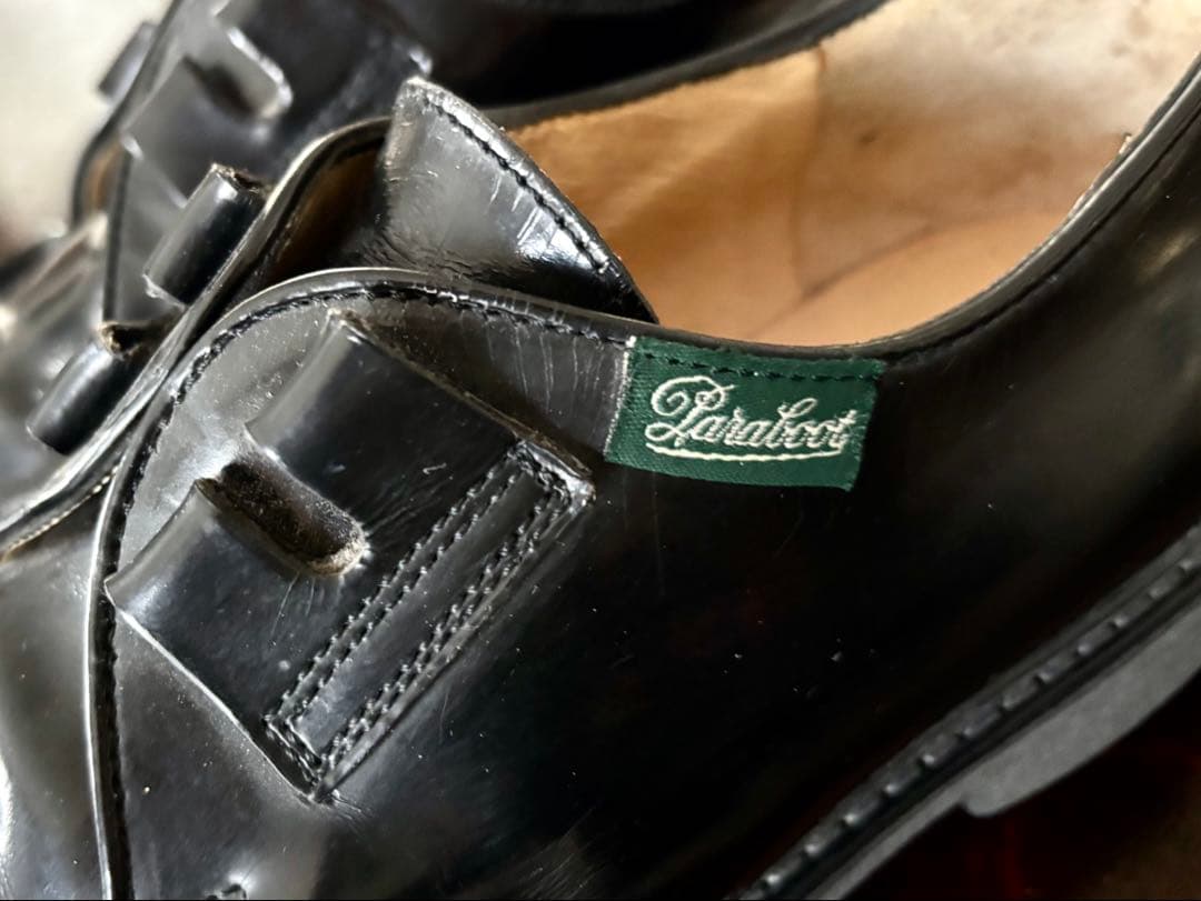 PARABOOT パテント ブラックシューズ