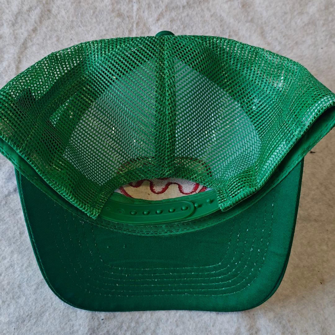 MOWALOLA グリーン/ホワイト キャップ