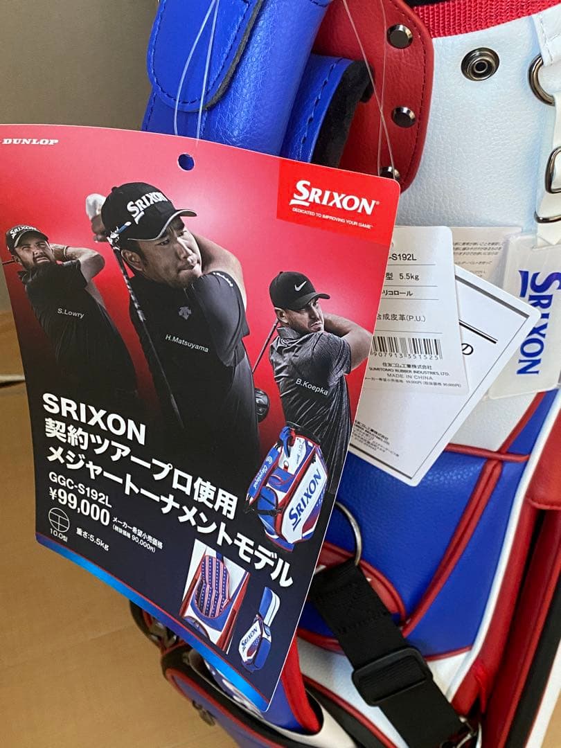 [新品タグ付き]SRIXON ツアーモデルキャディバッグ　GGC-S192L
