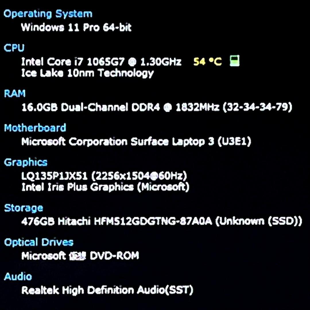 超薄型スリム《 第10世代corei7 》Surface Laptop 3
