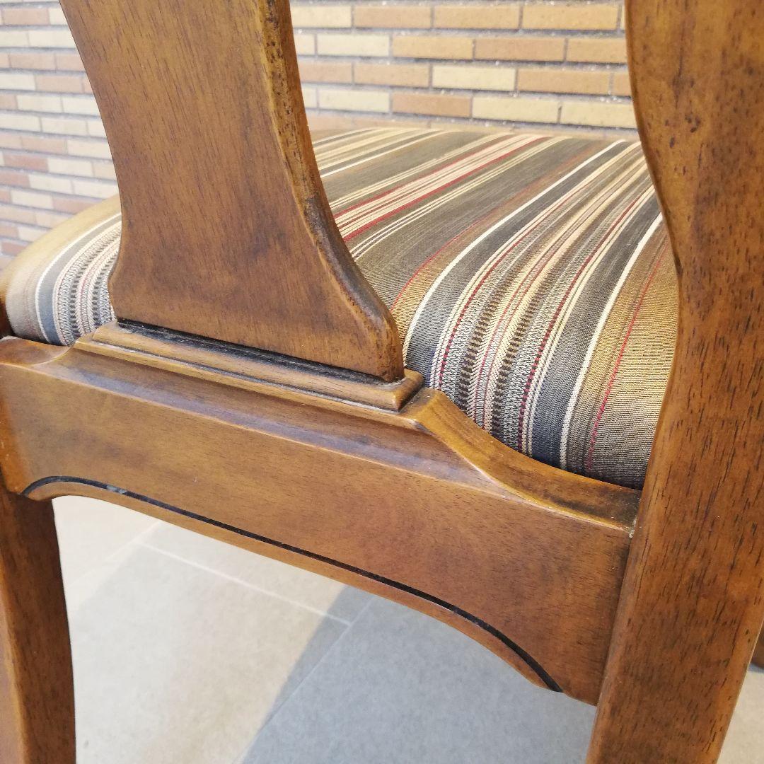 ◇アメリカ製　木製　ビンテージチェア｜椅子　猫脚　アンティーク