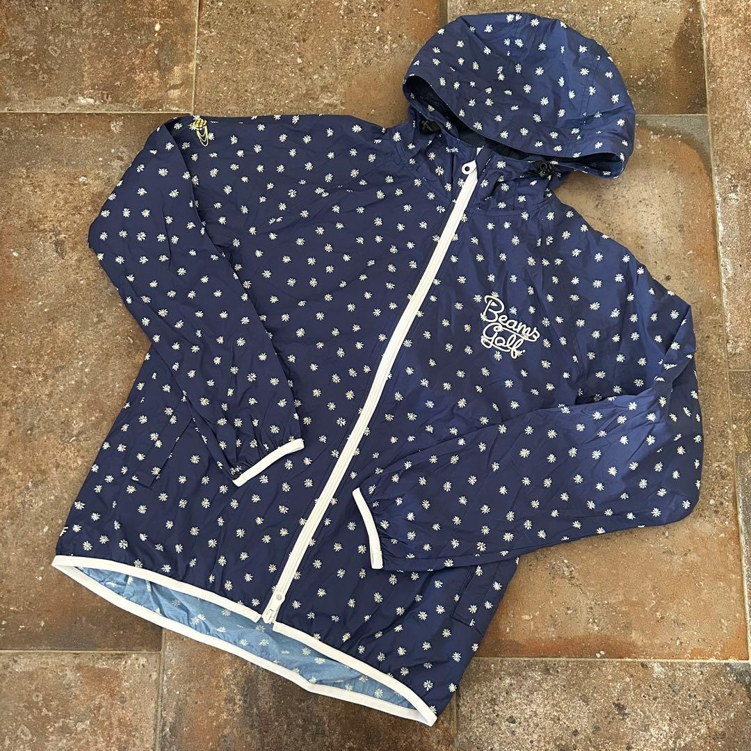 BEAMS GOLF セットアップ　長袖　ショートパンツ　総柄　上下セット