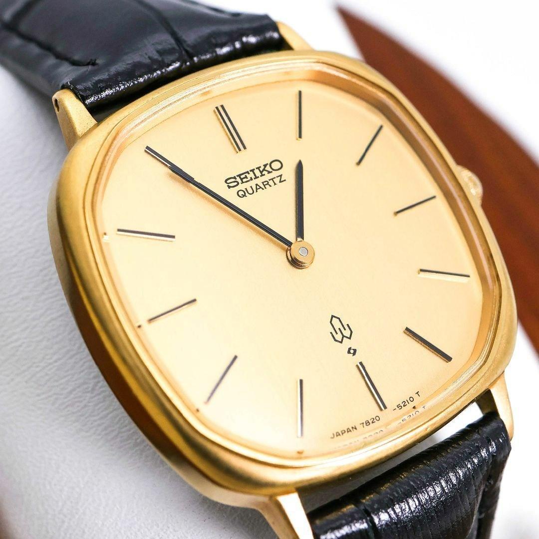 稼働 SEIKO 腕時計 アンティーク 水晶マーク SGP マット 1558