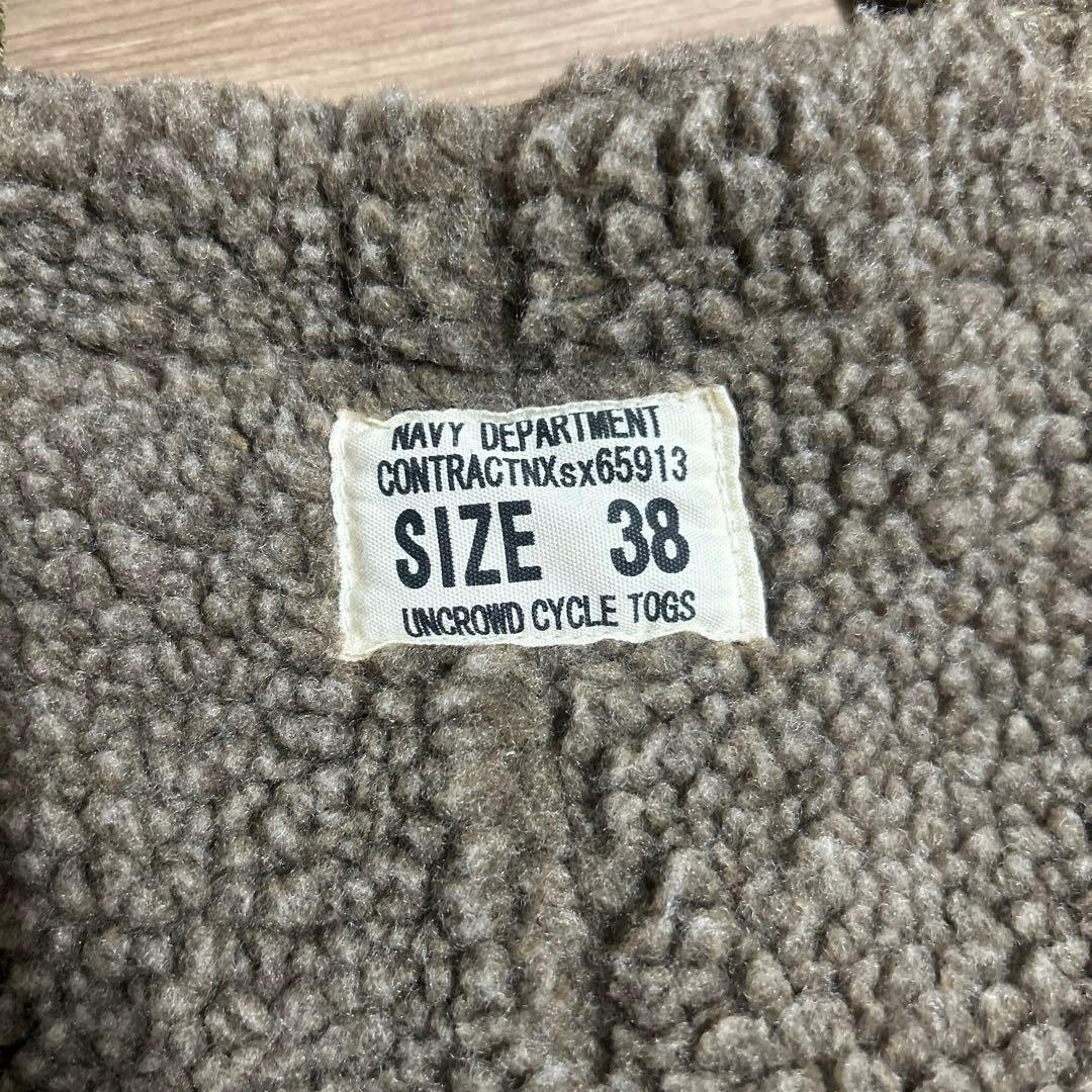 UNCROWD アンクラウド オーバーオール デッキパンツ オリーブ色 38