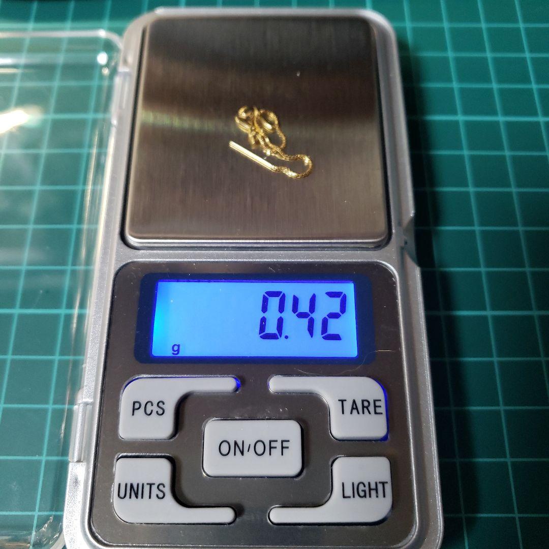 猫デザイン k18ゴールド 片耳チェーンピアス