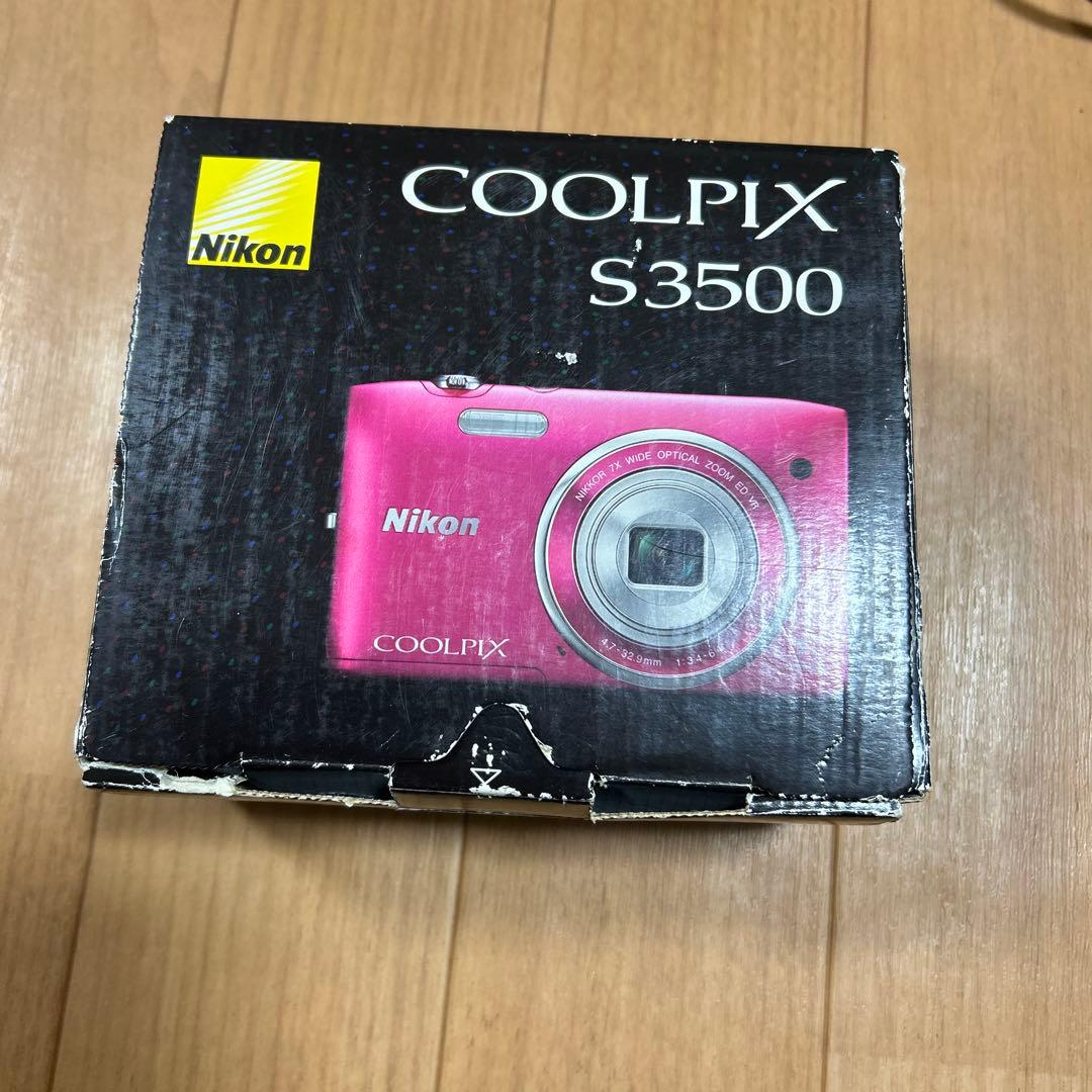 Nikon COOLPIX S3500 ピンク バッテリー付き！