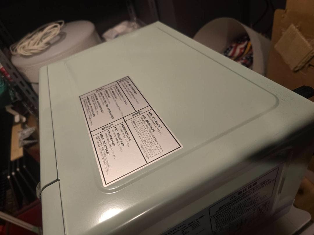 【美品・2023年製】LADONNA Toffy 電子レンジ ペールアクア