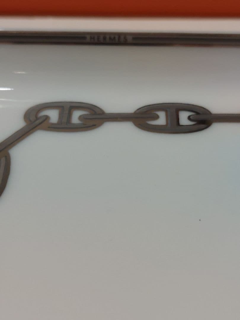 HERMES シェーヌダンクル プラチナトレイ