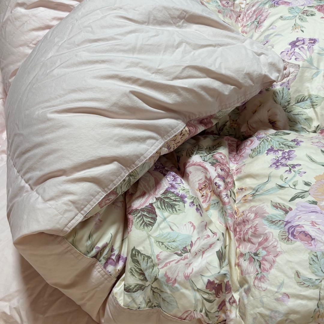 ロマンス小杉　ハンガリーホワイトグースダウン95% シングル　羽毛掛け布団