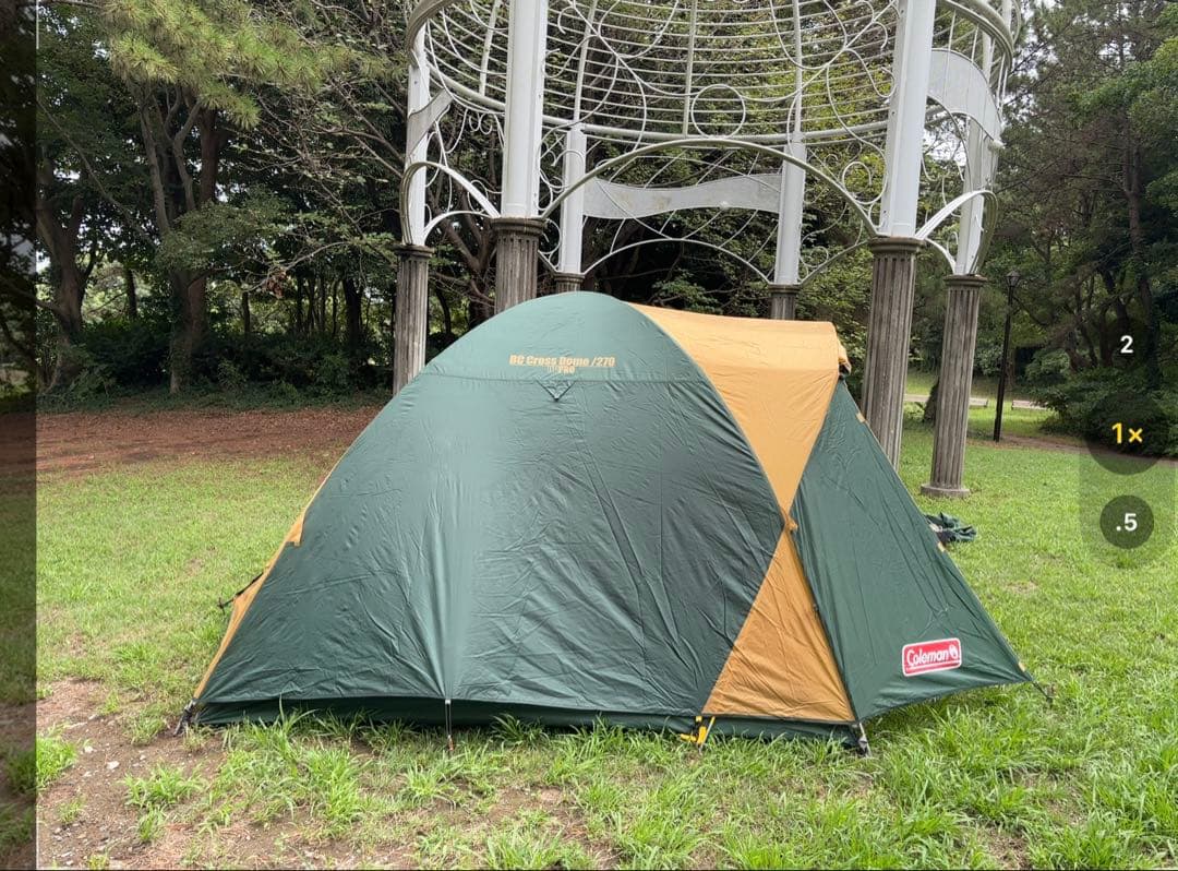 サムメンコ　　Coleman コールマン BC クロスドーム　美品