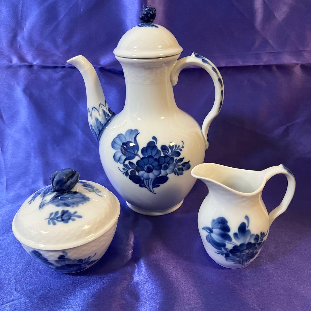 ☆美品☆未使用品☆ 【ロイヤルコペンハーゲン】 ブルーフラワー ☆２６点セット☆