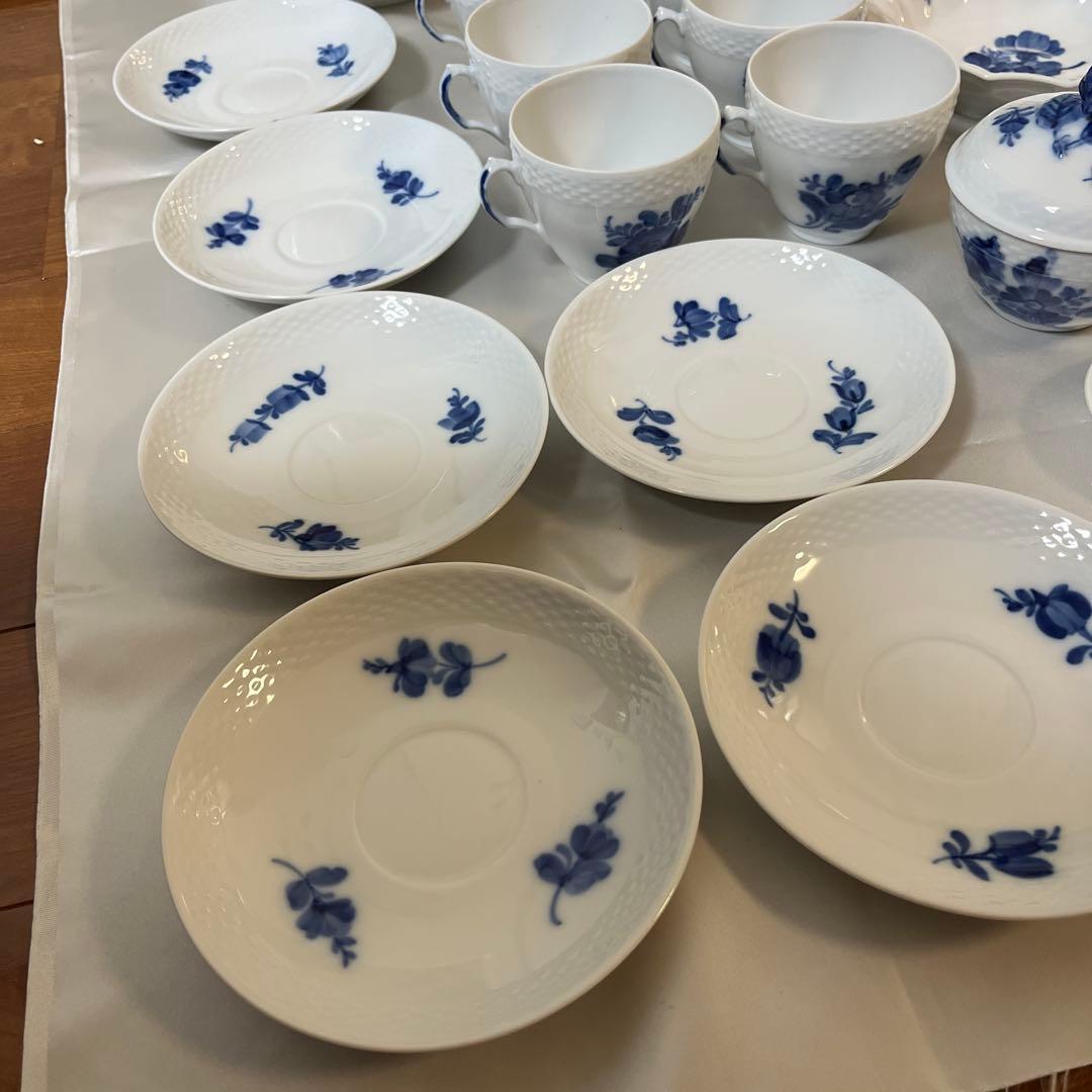 ☆美品☆未使用品☆ 【ロイヤルコペンハーゲン】 ブルーフラワー ☆２６点セット☆