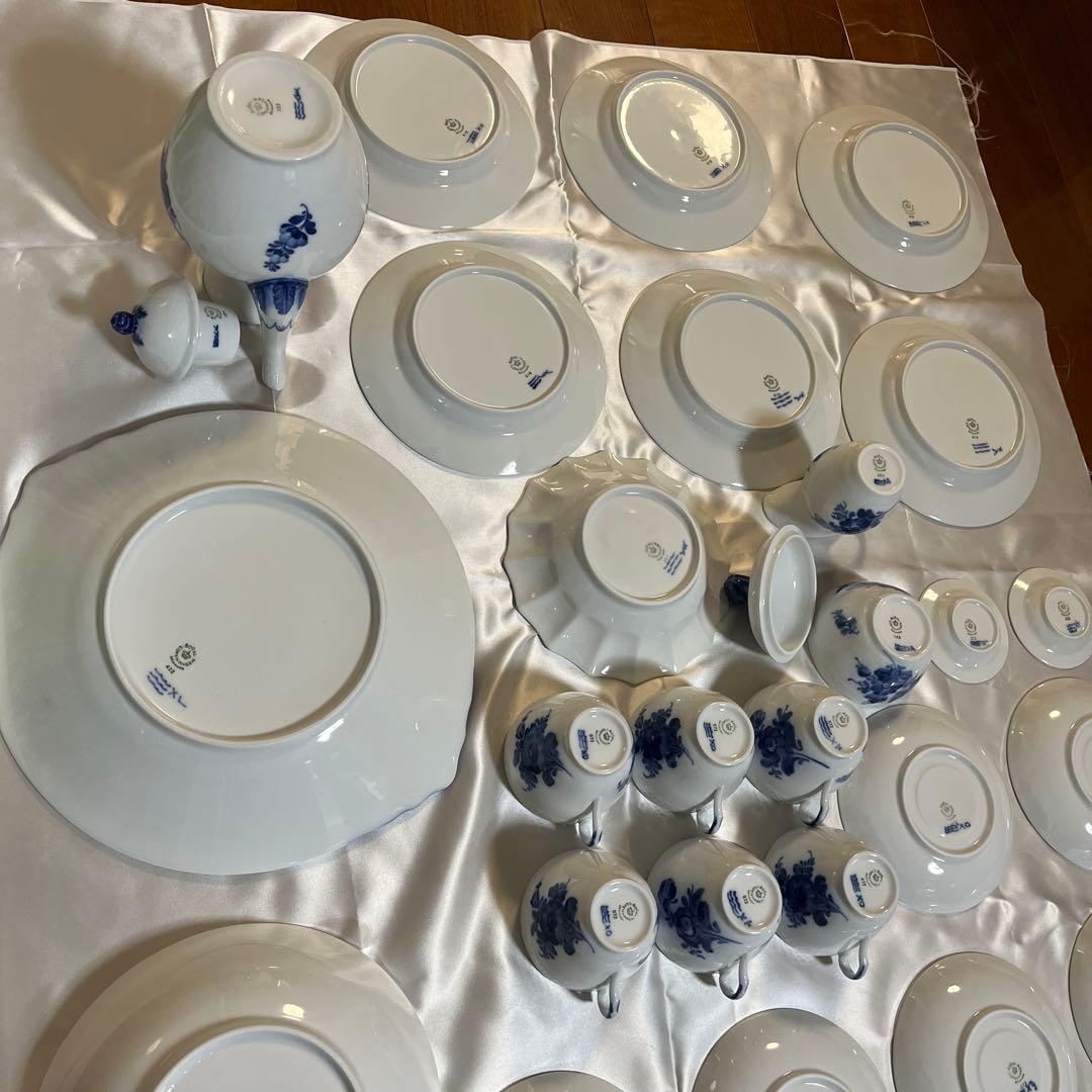 ☆美品☆未使用品☆ 【ロイヤルコペンハーゲン】 ブルーフラワー ☆２６点セット☆