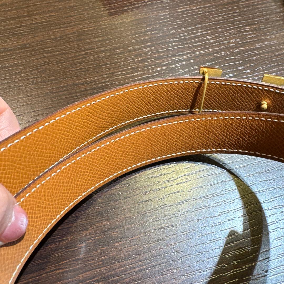 Hermès コンスタンスミニベルト ブラック/ブラウン リバーシブル エルメス