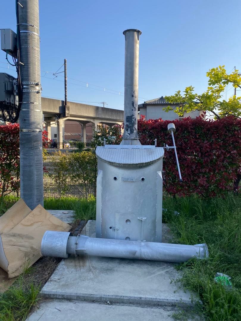 ミツワ東海焼却炉 LB-500 業務用容量500L 焚き火庭先 落ち葉 法人