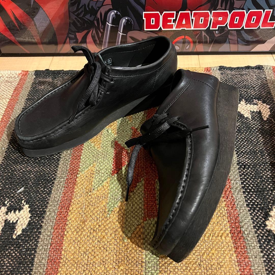 Clarks クラークス Wallabee 2 ブラックレザー ワラビー2