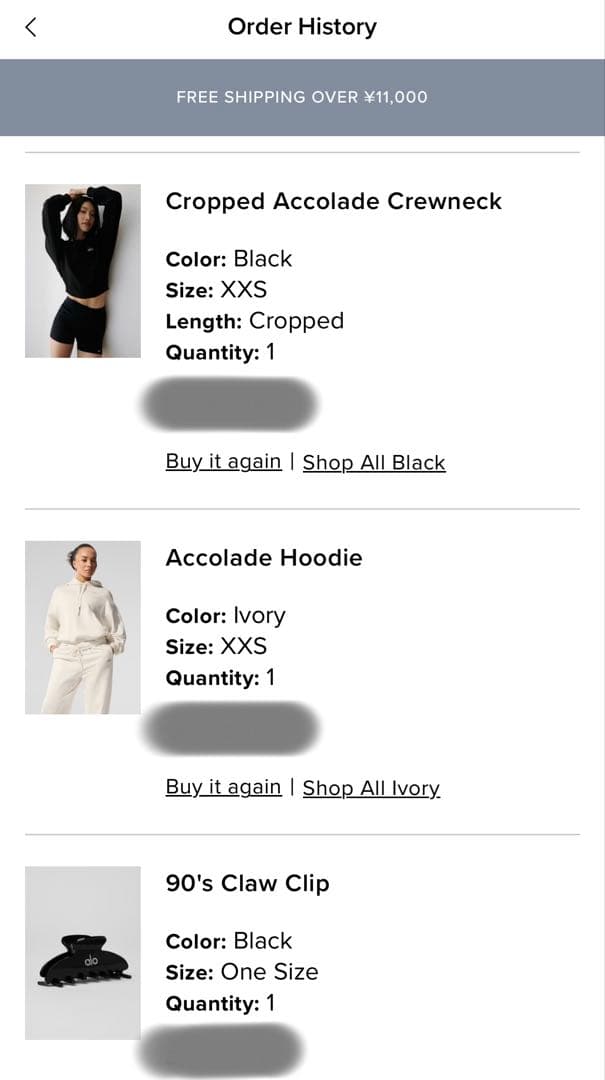 新品未使用タグ付 alo Accolade Hoodie パーカー スウェット