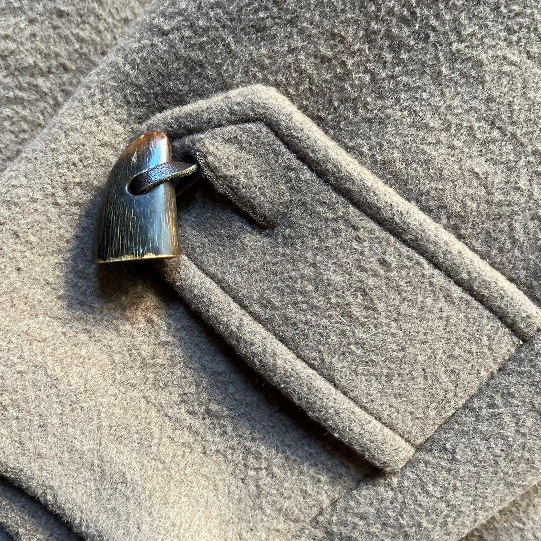 【ファンファン】バーバリー　ノバチェック　キャメル　ダッフルコート　英国製