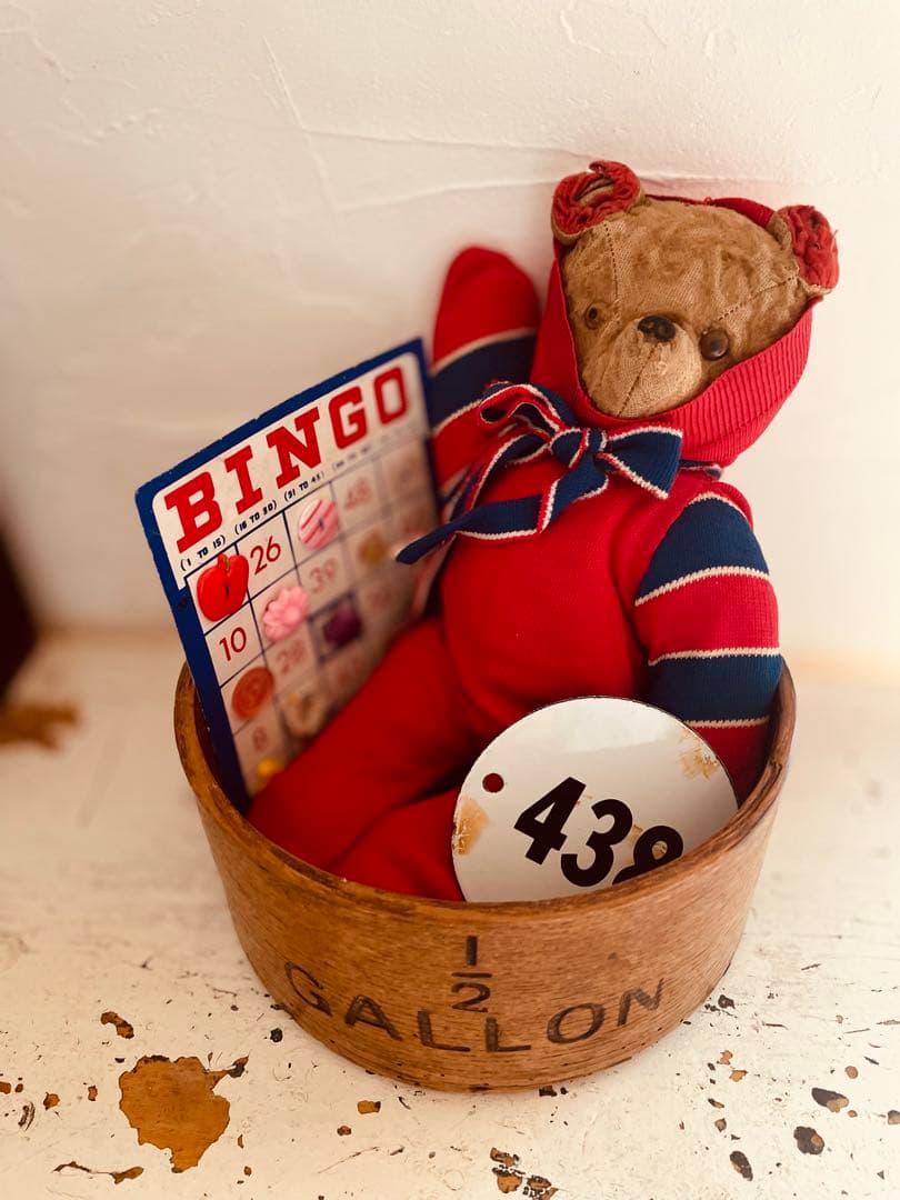 ヴィンテージ ベア　ドール　3体セット　アンティークベア