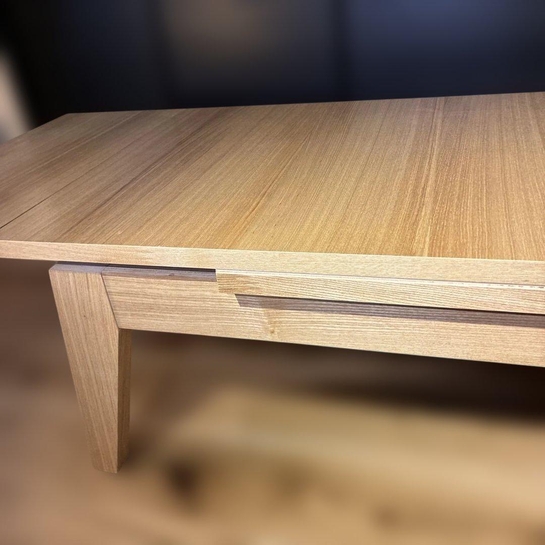 最終金額　Re:CENO 伸長式ローテーブル 木目 130cm対応35,800円