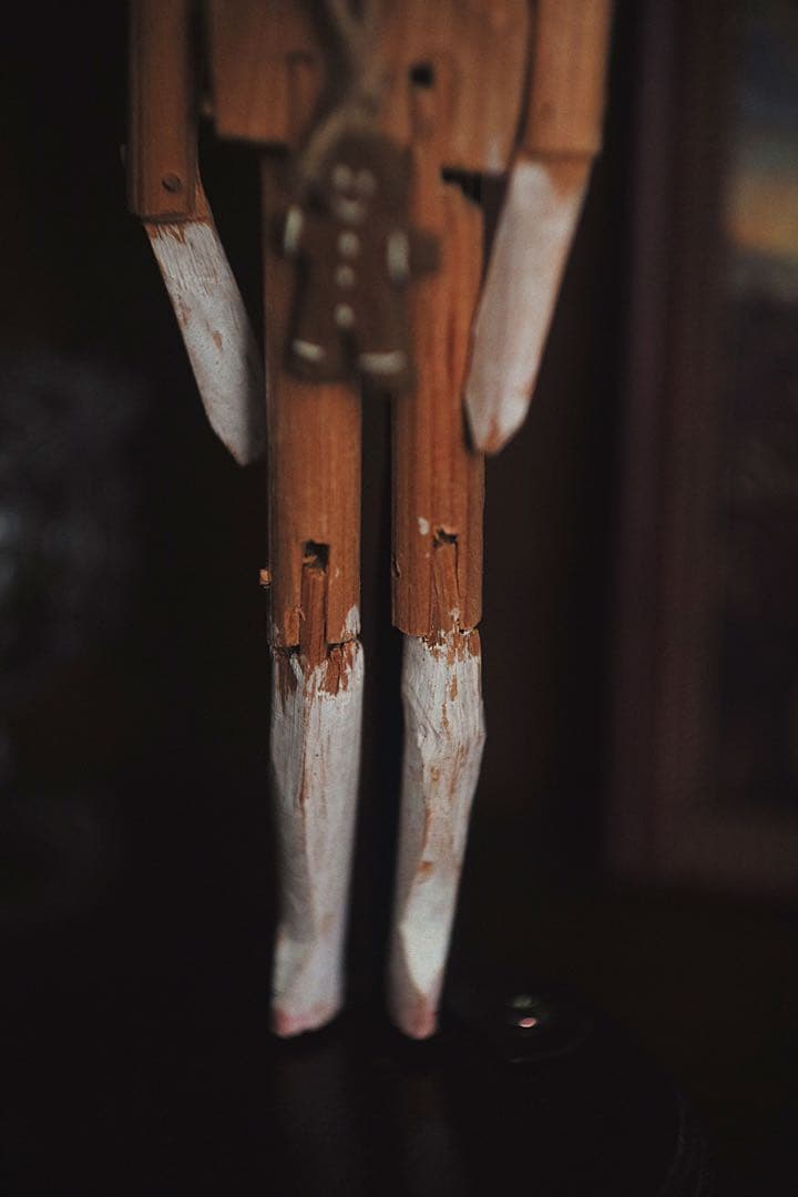 アンティーク ペグドール ウッデンドール