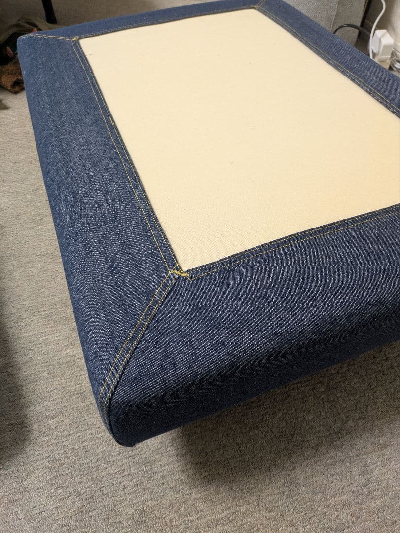 無印良品の羽毛ポケットコイルソファー