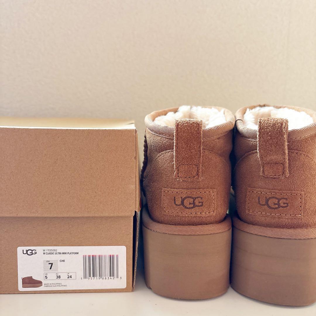 【正規品】UGG クラシック ウルトラ ミニ プラットフォーム　24