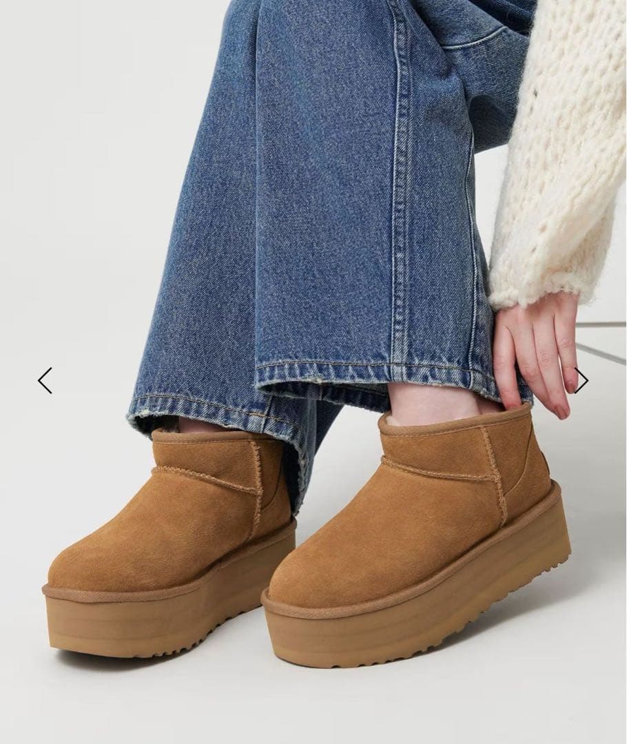 【正規品】UGG クラシック ウルトラ ミニ プラットフォーム　24