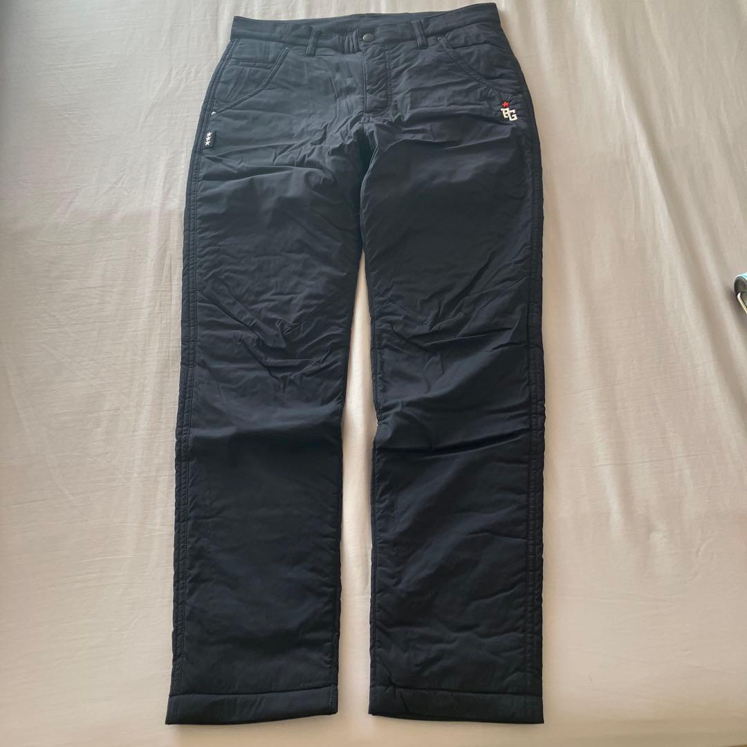 極美品★PEARLY GATESパーリーゲイツダウン中綿パンツ4(M)ネイビー