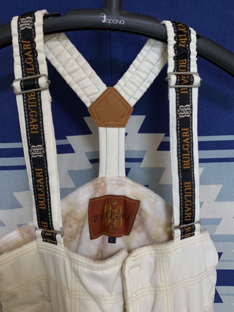 約30年前レトロ　90年代　ブルガリ　スキーウェア上下セット超美品Lサイズ