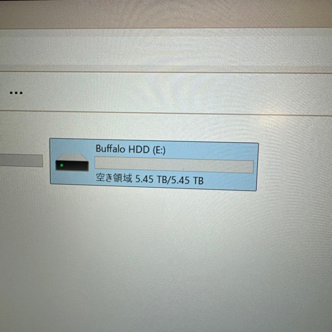 Buffalo 外付けHDD 6TB HD-AD6U3