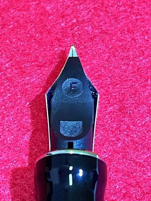 ほぼ未使用品 パーカー デュオフォールド ビッグレッド 18K/750 F 即送