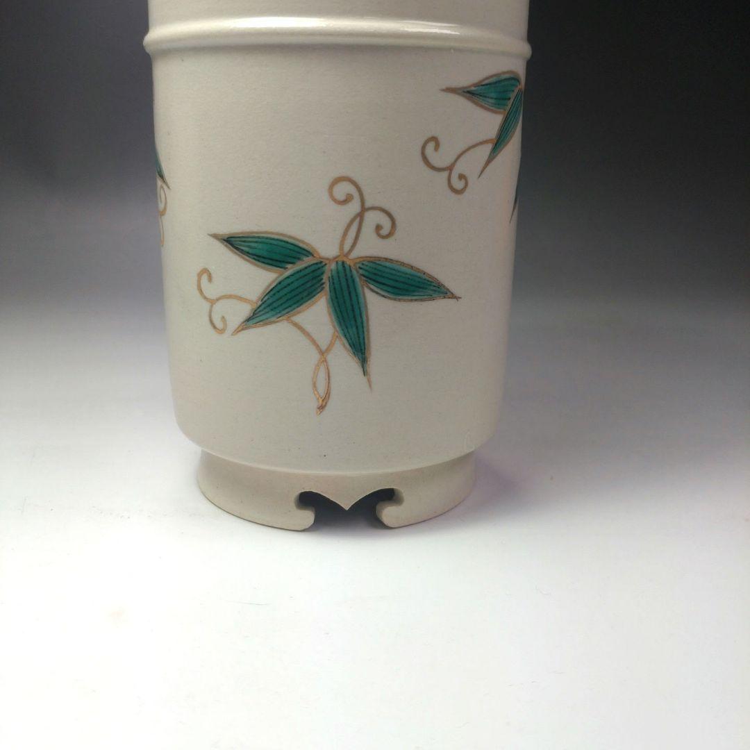 イ50 皆具『犬山　竹の絵　在銘　共箱』茶道具　水指杓立蓋置建水