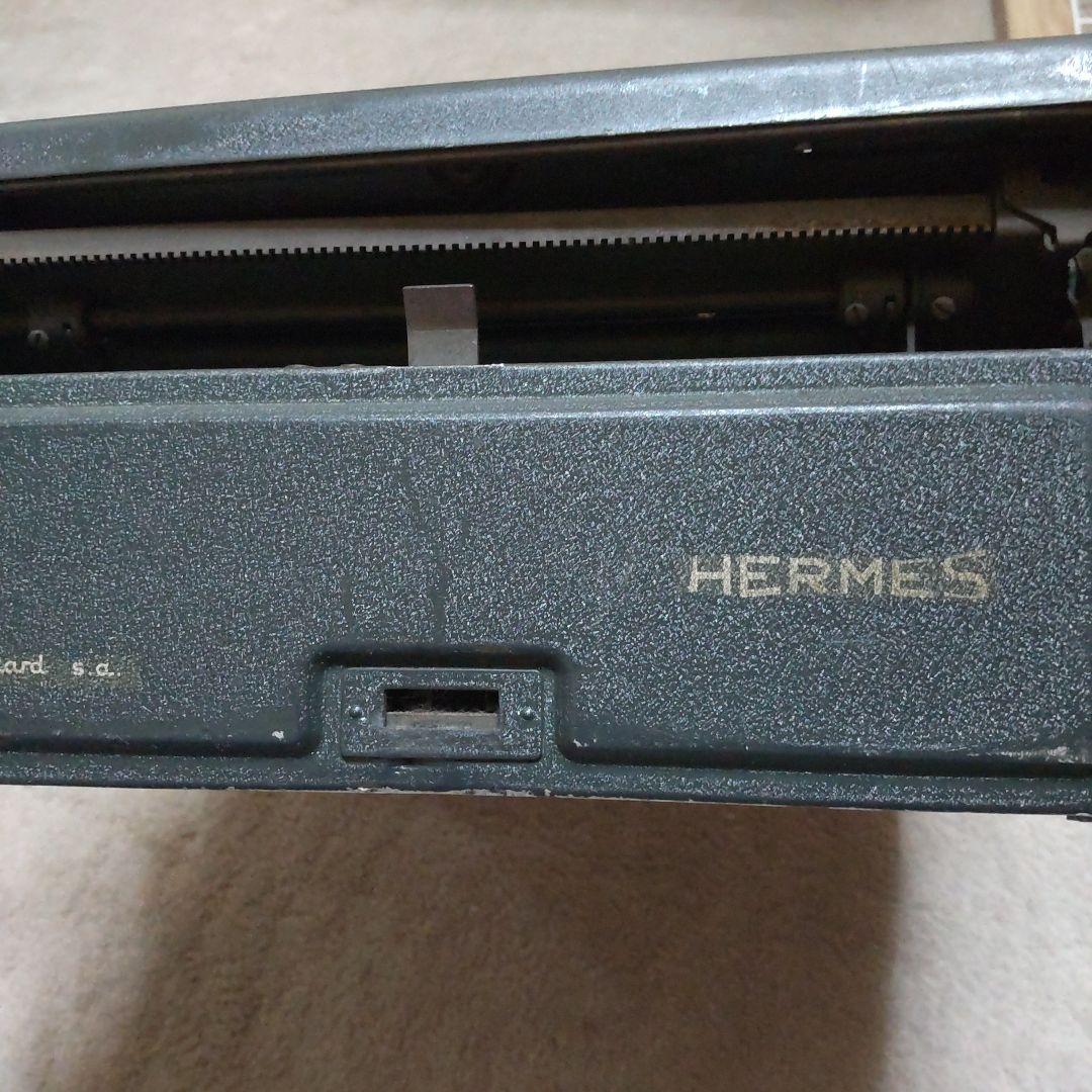 アンティーク好きな方に！ヴィンテージ HERMES タイプライター ブラック