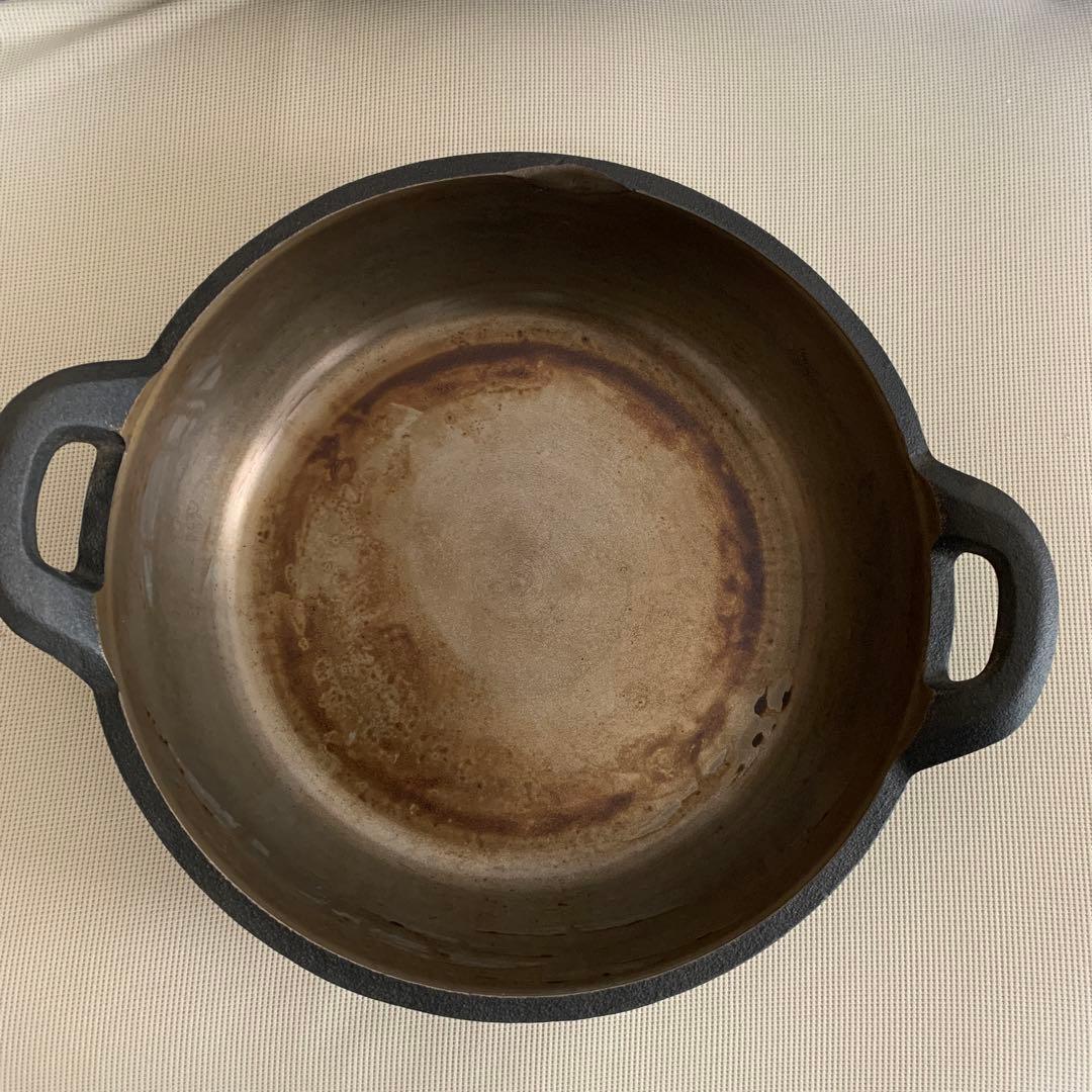 久慈砂鉄　天ぷら鍋　山王堂　南部鉄器