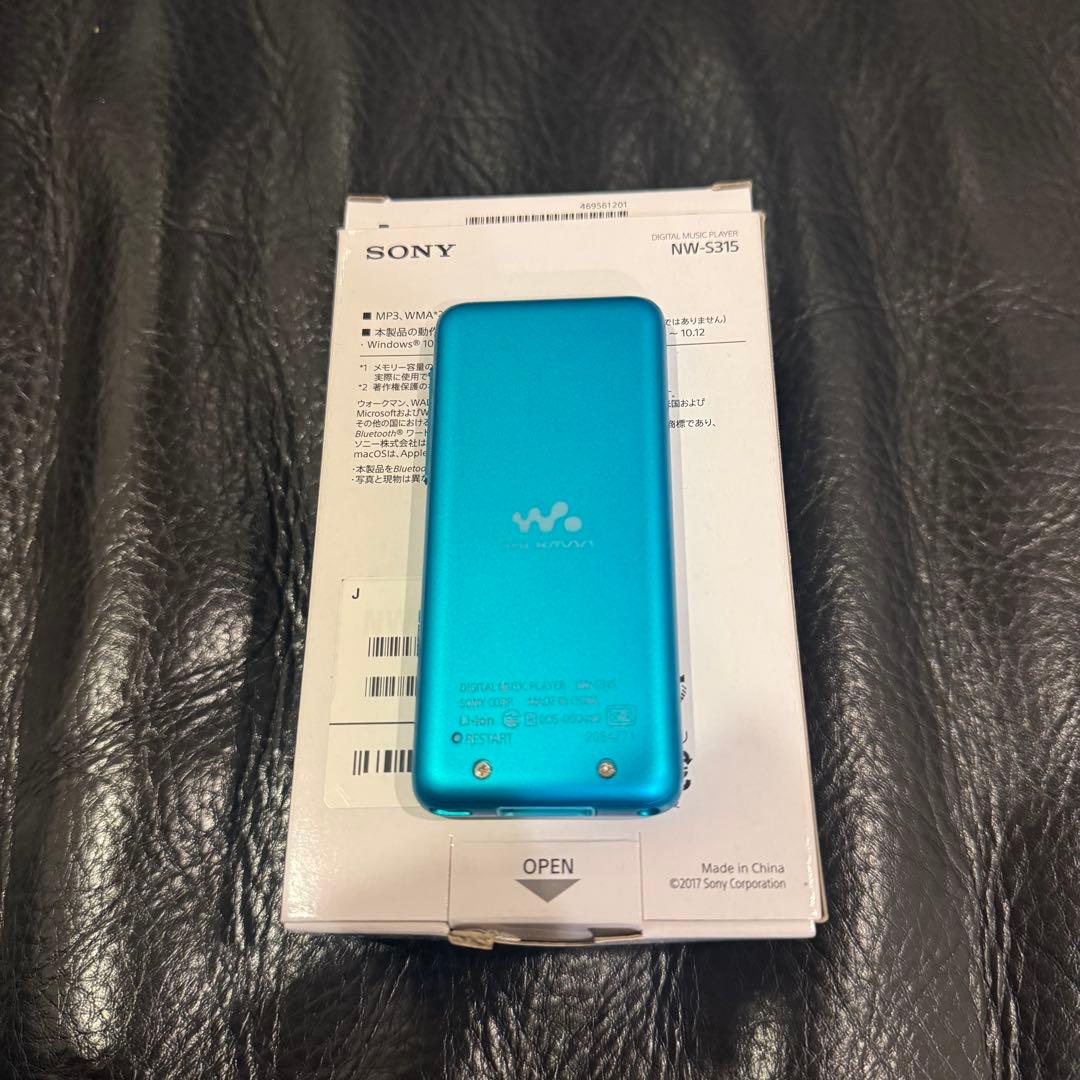 ポータブルプレーヤー SONY WALKMAN NW-S315 BLACK