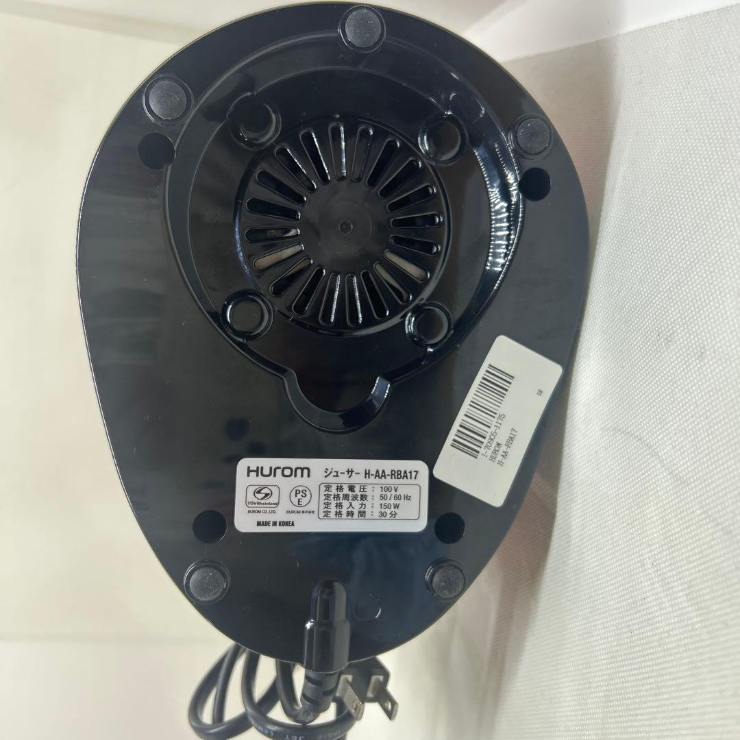 Hurom ヒューロム　スロージューサー　H-AA-RBA17 フェラーリレッド