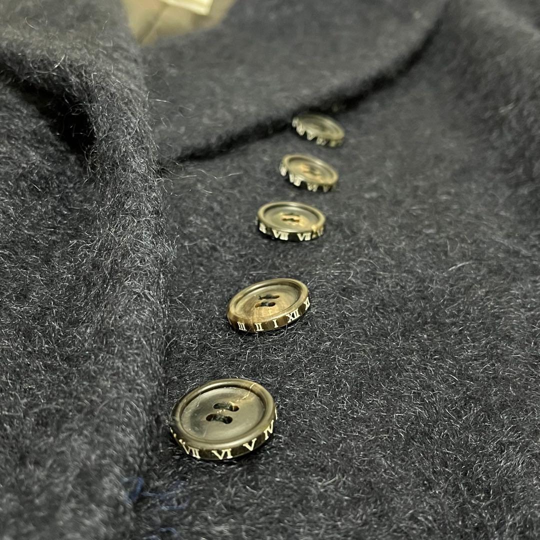 ✨極美品✨希少✨SHAREEF フランネル モヘア コクーンコート ネイビー 1