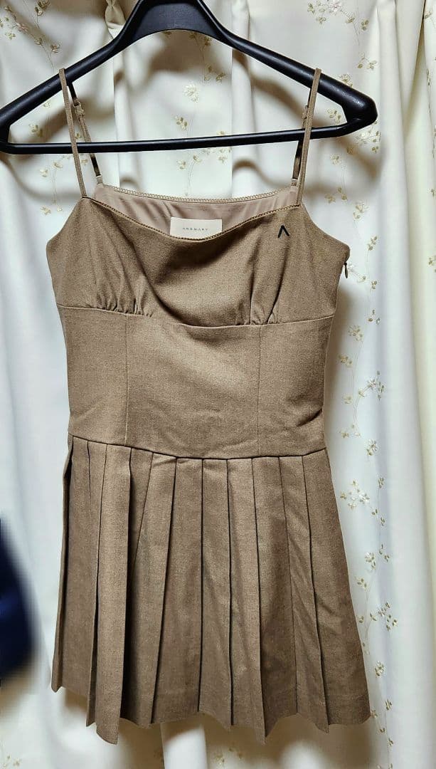 ワンピース ANDMARY Dahlia set dress Mocha