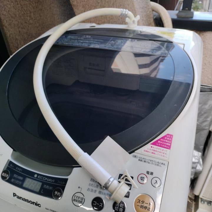 中古美品 Panasonic 縦型 洗濯乾燥機 NA-FR80H6