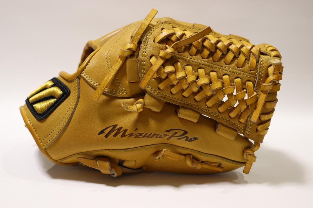 Mizuno Pro 内野手用 イエロー 硬式用 グローブ