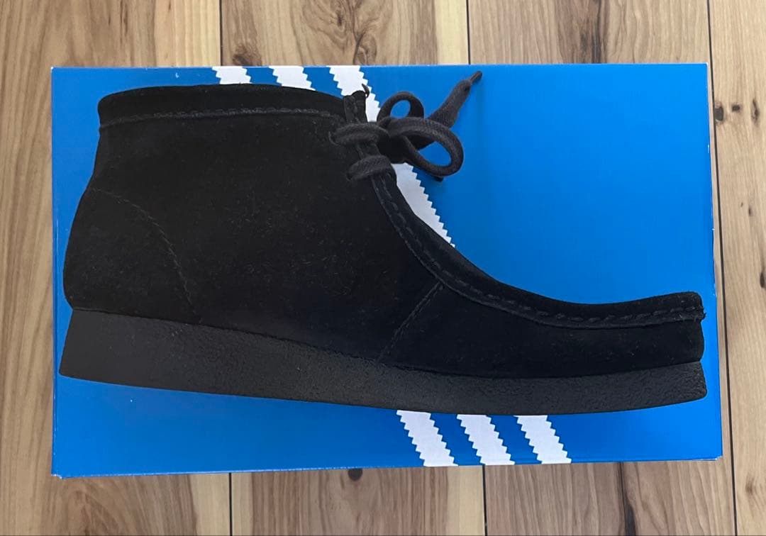 クラークスワラビー　wallabee ブラックuk7