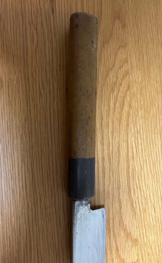 木屋團十郎、柳刃包丁、現状販売、わりと綺麗だと思います。